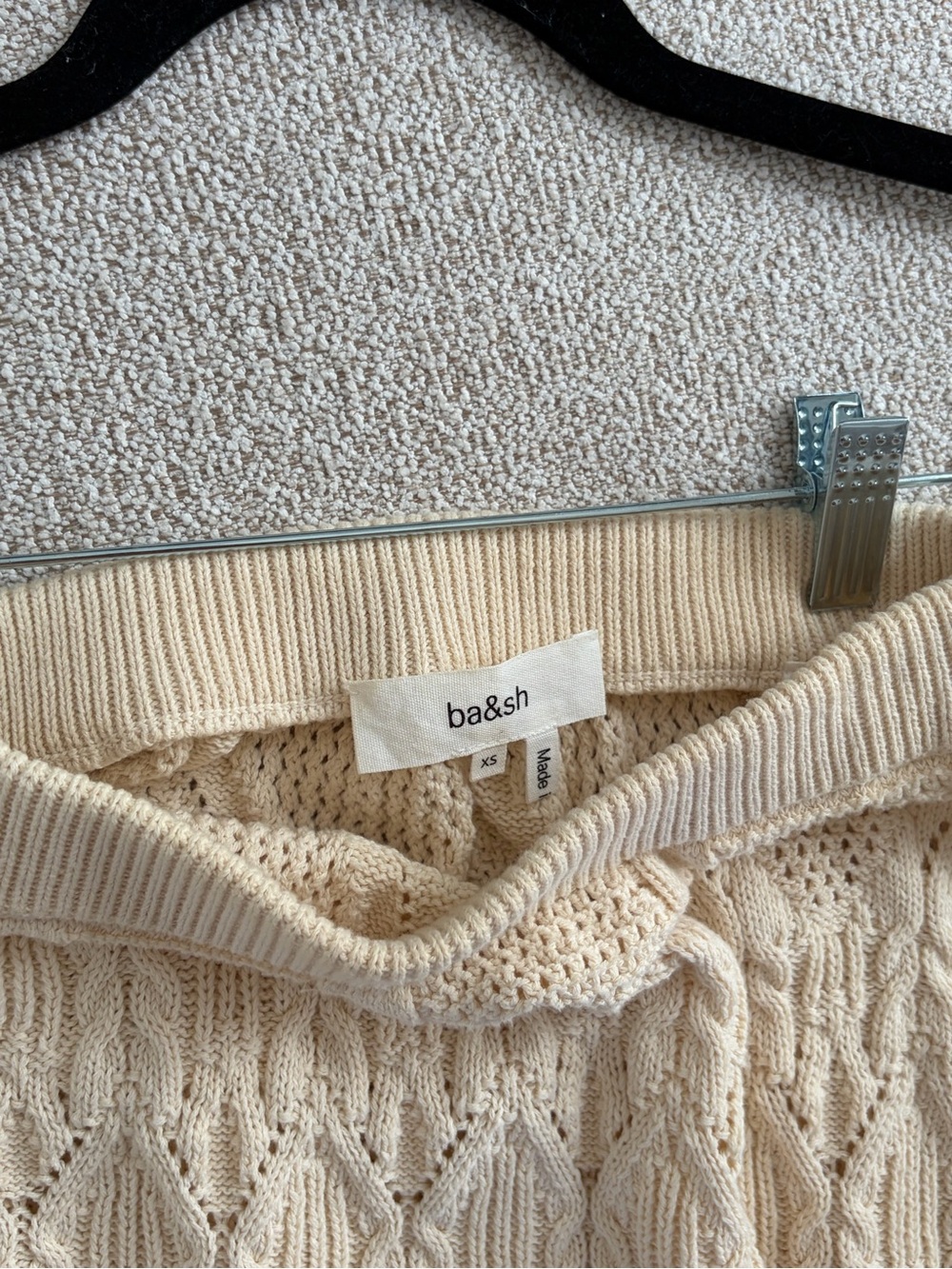 ba&sh Cream Crochet Maxi Skirt - Picture 3 of 3